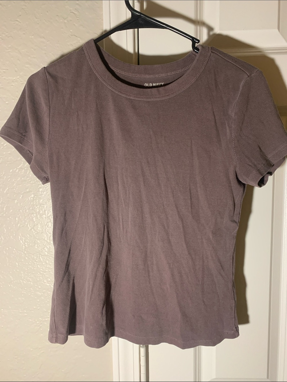 Old Navy Dusty Mauve Crew Neck Short Sleeve Tee